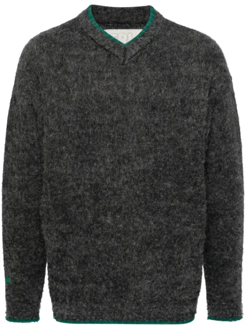 ERL pilling overwashed jumper Grey ERL09N005