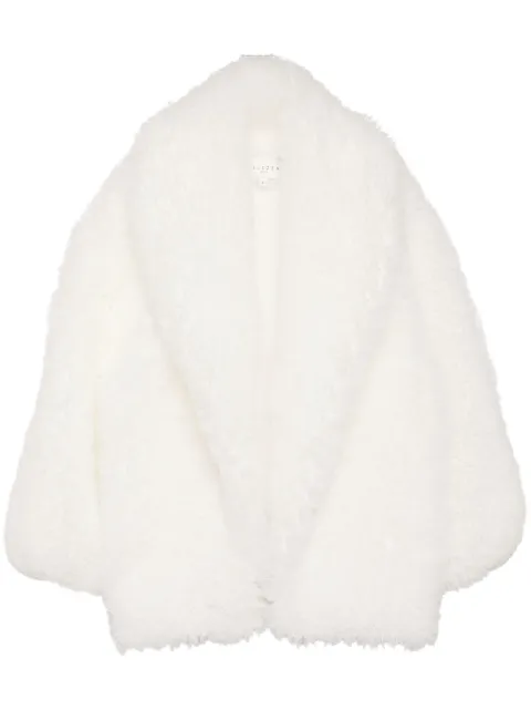 SELEZZA Octavia coat White FW24C025