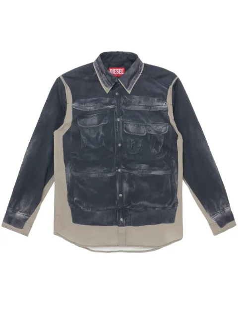 Diesel S-After-A shirt jacket Black A142330GHBY