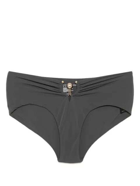 Christopher Esber Orbit ruched bikini bottoms Grey 22047022