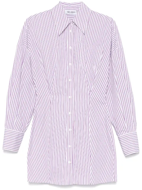 The Attico striped shirt dress White 250WCA00384CCC054AA
