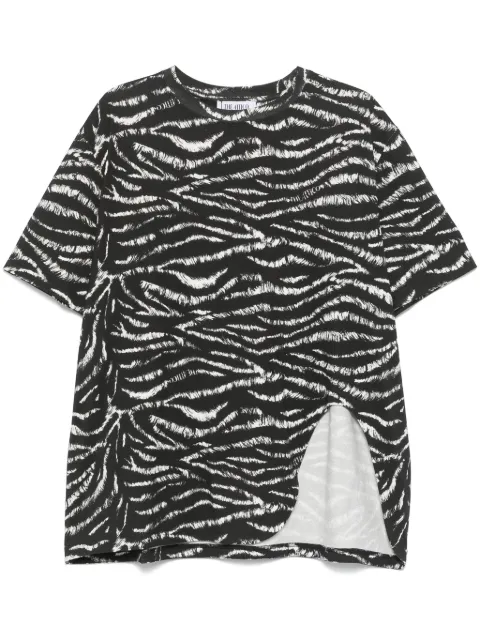 The Attico zebra-print T-shirt Black 250WCT00350JJJ025PR