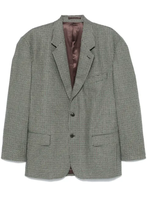 Random Identities dogtooth blazer Green RAN04J012
