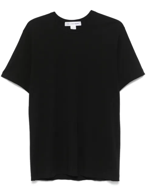 Comme Des Garçons Shirt patch-lettering T-shirt Black FNT002
