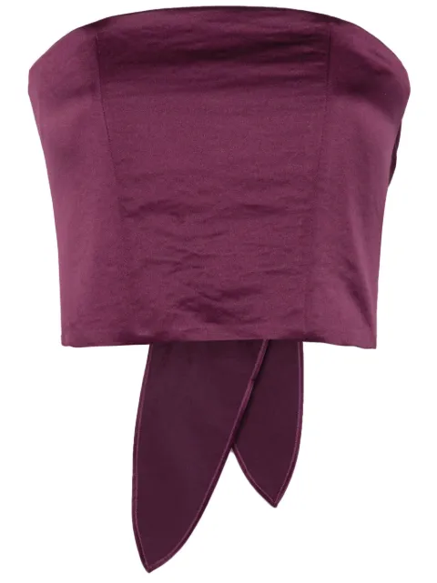 Forte Forte tie-fastening top Purple 12881MYTOP