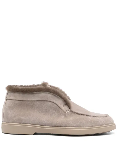 Santoni suede boots Neutrals WUYA58457TTGAPFR
