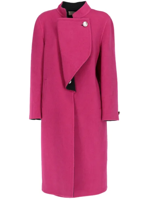 A.N.G.E.L.O. Vintage Cult 1980s overlapping-panel coat Pink ANG450SU
