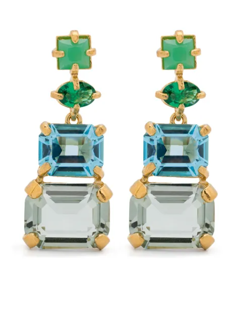 Wouters & Hendrix crystal-embellished pendant earrings Gold EJM009GP