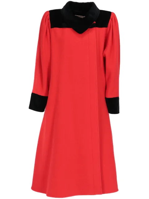 A.N.G.E.L.O. Vintage Cult 1980s colourblock coat Red ANG450SS