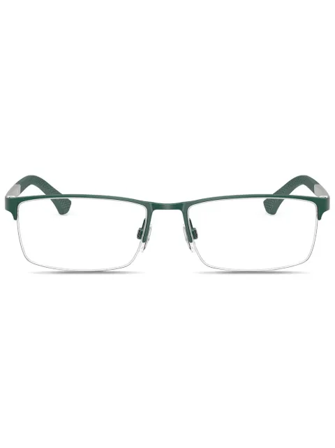Emporio Armani rectangle frame glasses Green EA10413017