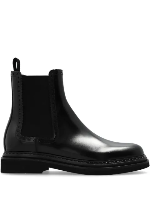 Dolce & Gabbana perforated-detail Chelsea boots Black CT1049A1203