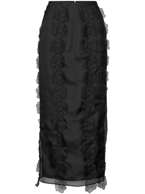 Cecilie Bahnsen Olympia skirt Black 324RTW17017OLYMPIASKIRT