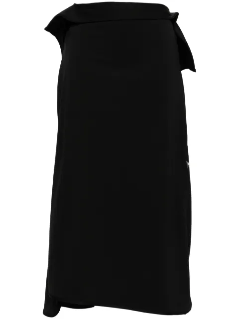 Y-3 track midi skirt Black JD9788
