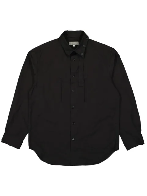 Yohji Yamamoto J-Chain stitch shirt Black HOB23514
