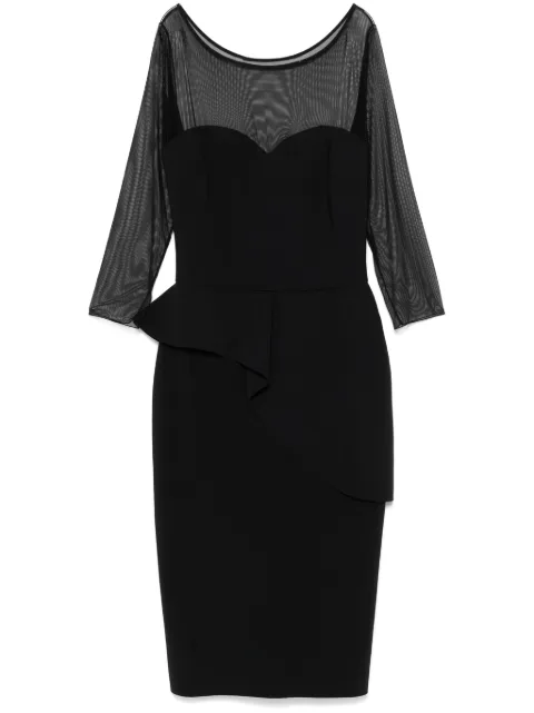 CHIARA BONI La Petite Robe Skip Illusion midi dress Black ABCSKIPILLUSIONBBS