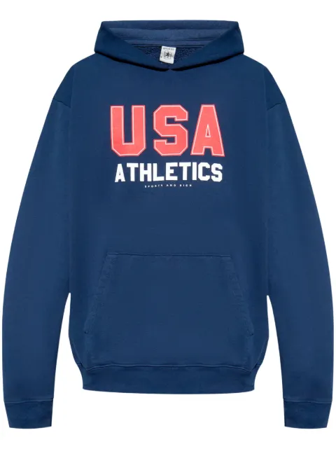 Sporty & Rich USA Athletics hoodie Blue ST070503649BL32