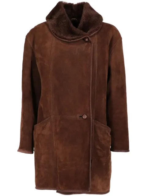 A.N.G.E.L.O. Vintage Cult 1980s suede coat Brown ANG480SB