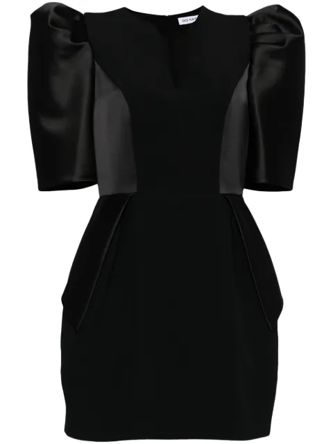 Dice Kayek V-neck dress Black PF24R205