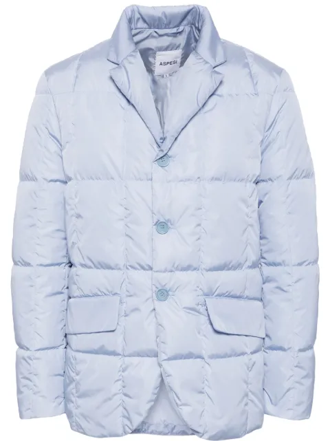 ASPESI padded single-breasted blazer Blue W4I2I04V006