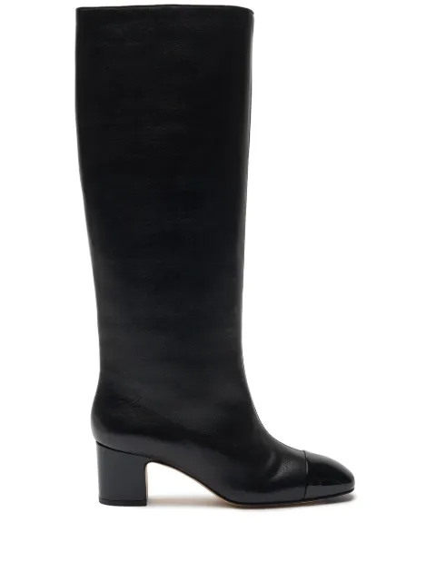 Scarosso 65mm Marais boots Black MARAISBOOTBLACALF
