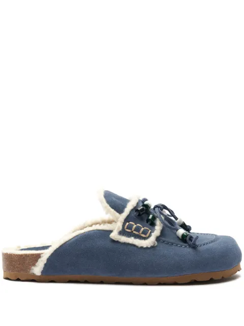 Scarosso Gita mules Blue GITAMULEDBLSUED