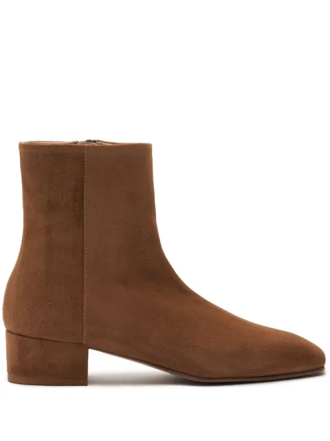 Scarosso suede ankle boots Brown AMBRABOOTTANSUED