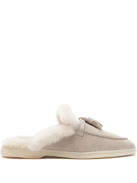 Scarosso Lucrezia suede mules Neutrals LUCREZIAMULEFSASUED