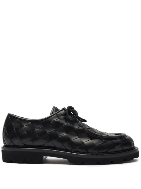 Scarosso Damiano leather derby shoes Black DAMIANODERBWBLCALF