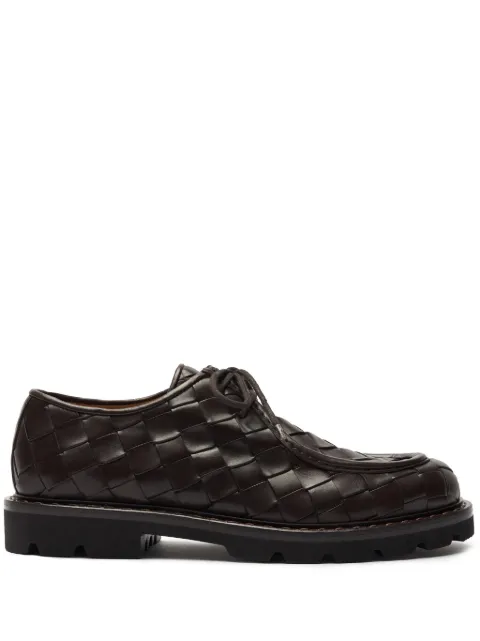 Scarosso Damiano leather derby shoes Brown DAMIANODERBWOBCALF