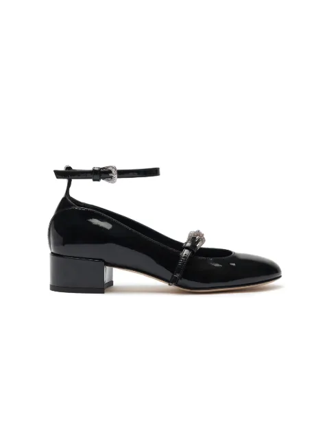 Scarosso 35mm June pumps Black JUNEPUMPBLAPATE