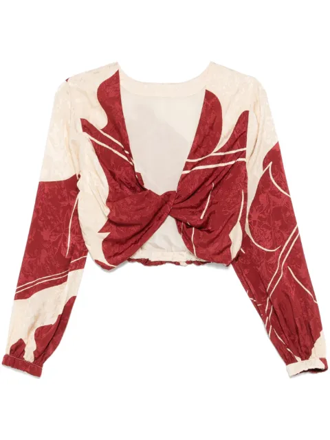 Johanna Ortiz Afterwork blouse Neutrals PT02673