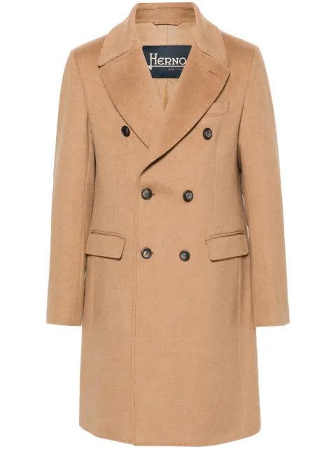 Herno double-breasted coat Neutrals CA000193U33435