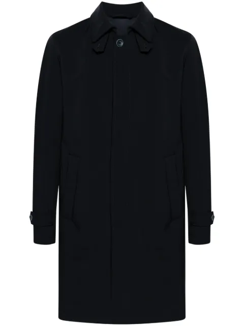 Herno logo plaque coat Blue IM000343U12650