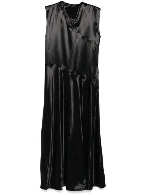 Jil Sander satin midi dress Black J03CT0442J65248