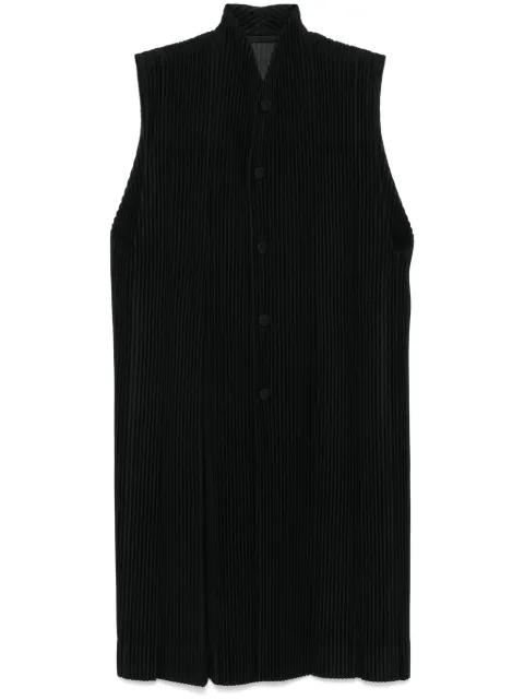 Homme Plissé Issey Miyake Tucked vest Black HP48JE364