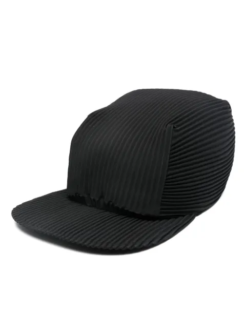 Homme Plissé Issey Miyake pleated cap Black HP48AA464
