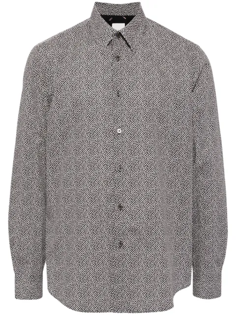 Paul Smith polka dot cotton shirt Black M1R700YN02394