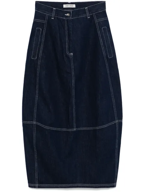 Henrik Vibskov Dusk midi skirt Blue SS25STUDF402