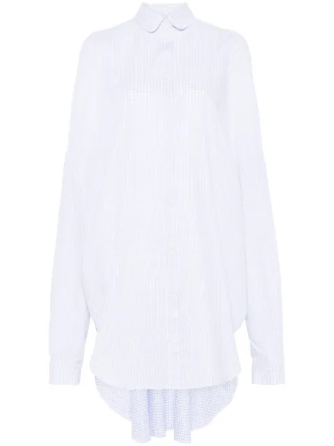 Henrik Vibskov New Bumble shirt mini dress Blue SS25STUDF322
