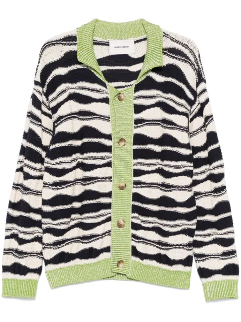 Henrik Vibskov purl-knit cardigan Neutrals SS25STUDM708