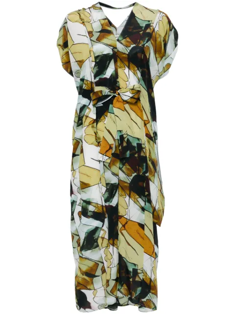 Henrik Vibskov Cut kaftan Green SS25STUDF323