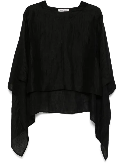 Henrik Vibskov Uncut Silk blouse Black SS25STUDF208