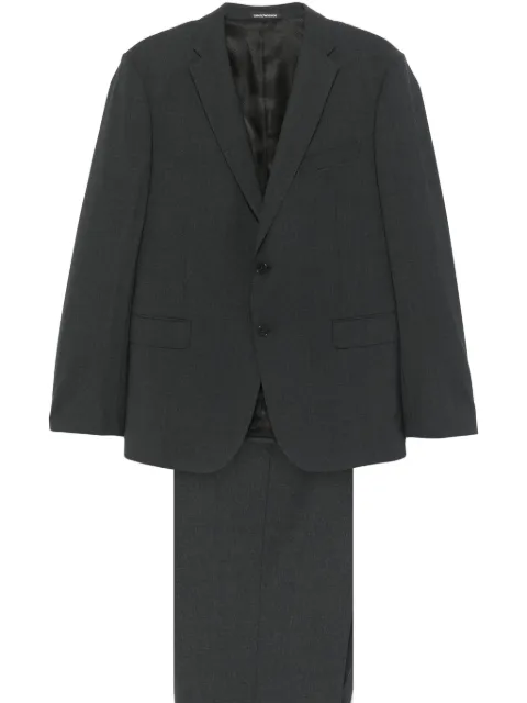 Emporio Armani single-breasted slim suit Grey EM000098TE10404