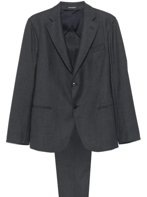 Emporio Armani virgin wool suit Blue EM000458TE10975