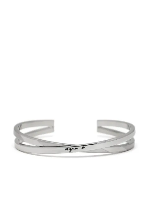 agnès b. compulsion bangle Silver BO13H922