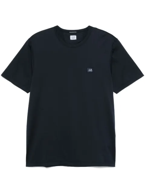 C.P. Company logo-appliqué T-shirt Blue 17CMTS054A006374G