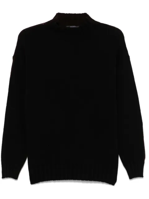 Tagliatore two-tone sweater Black JUNGAIPWI24