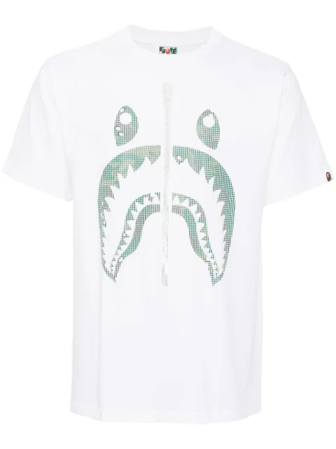 A BATHING APE® graphic print T-shirt White 001TEK801040M