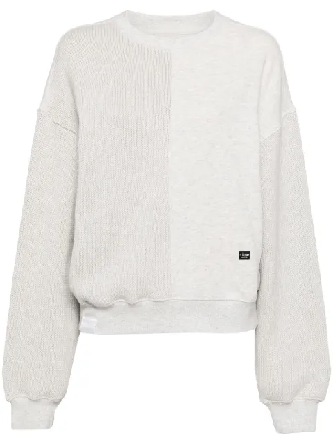 izzue patchwork sweatshirt Grey J3119F4