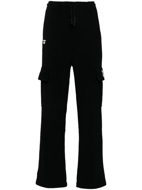 A BATHING APE® logo cargo trousers Black APTB652XXN